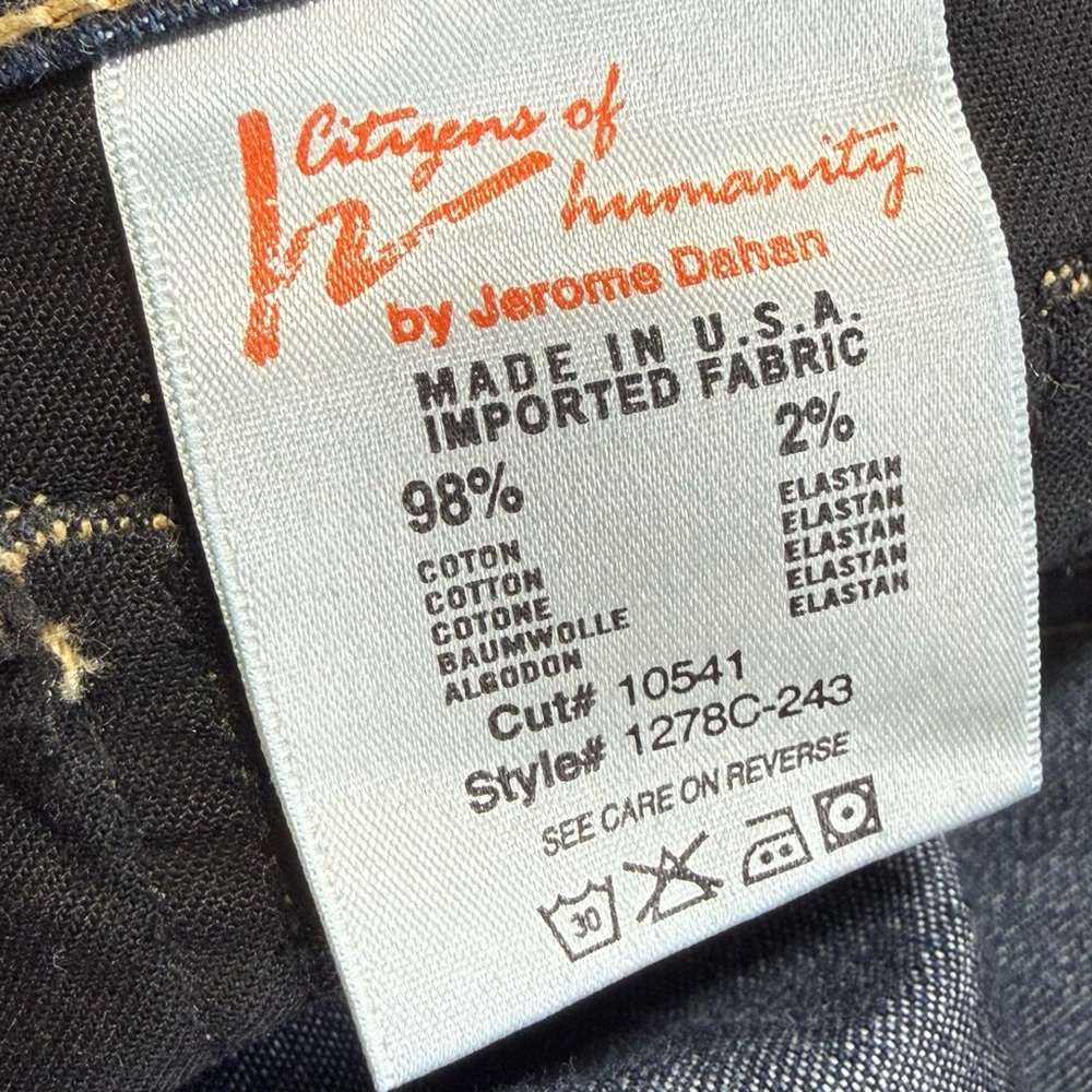 Citizens of Humanity Ava Low Rise Straight Leg Jeans - Picture 10 of 12